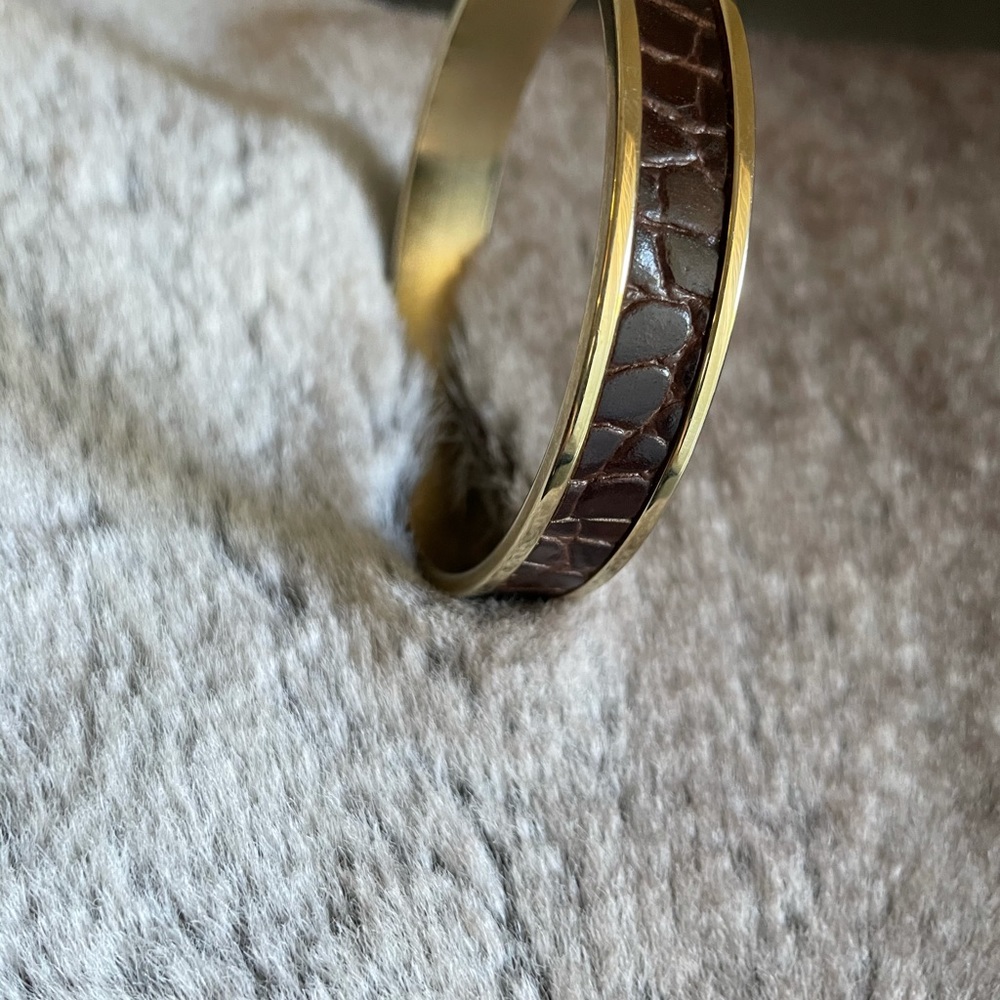 Banana Republic Croc Embossed Bangle - Picture 2 of 7